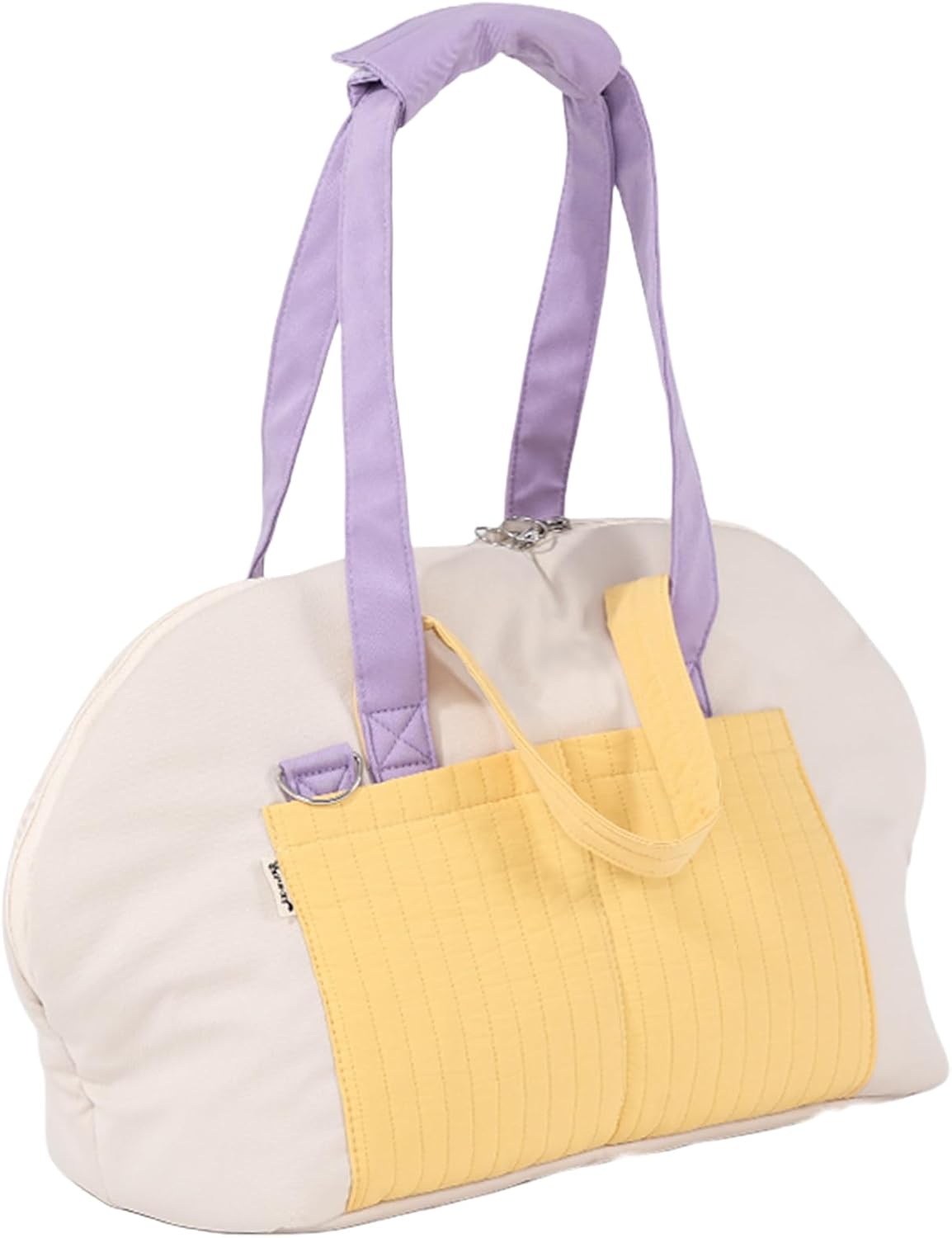 ETIAL Portable Pet Carrier Bag for Cats & Dogs Up to 14lbs - Breathable Mesh Shoulder Sling with Removable Cushion,Double-Layer Zipper Design for Outdoor Travel - Convertible Pet Bed & Carrier Yellow