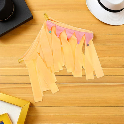 Small Animal Hideout Cave and Chinchilla Hammock Corner Bed, Soft Warm Guinea Pig Shelter with Four-Sided Yellow Cover, S Size for Hamsters, Rabbits, and Small Pets’ Year-Round