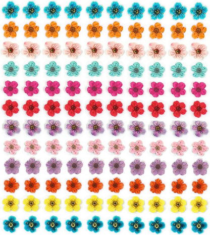 Mini Dried Flowers for Resin Nail Art, 120 Pcs Small Tiny Real Natural Dry Flowers Five Petal Flowers for for Nail Art, Resin Jewelry, Candle Making, Soap Making and DIY Crafts
