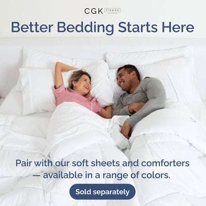 Pleated Bed Skirt Queen Size - 3 Sided Pleated Bed Skirt Queen - Ultra-Soft, Easy Fit with 12 Inch Tailored Drop - Hotel Quality, Wrinkle Free & Fade Resistant - for Women, Men, Kids & Teens - Yellow