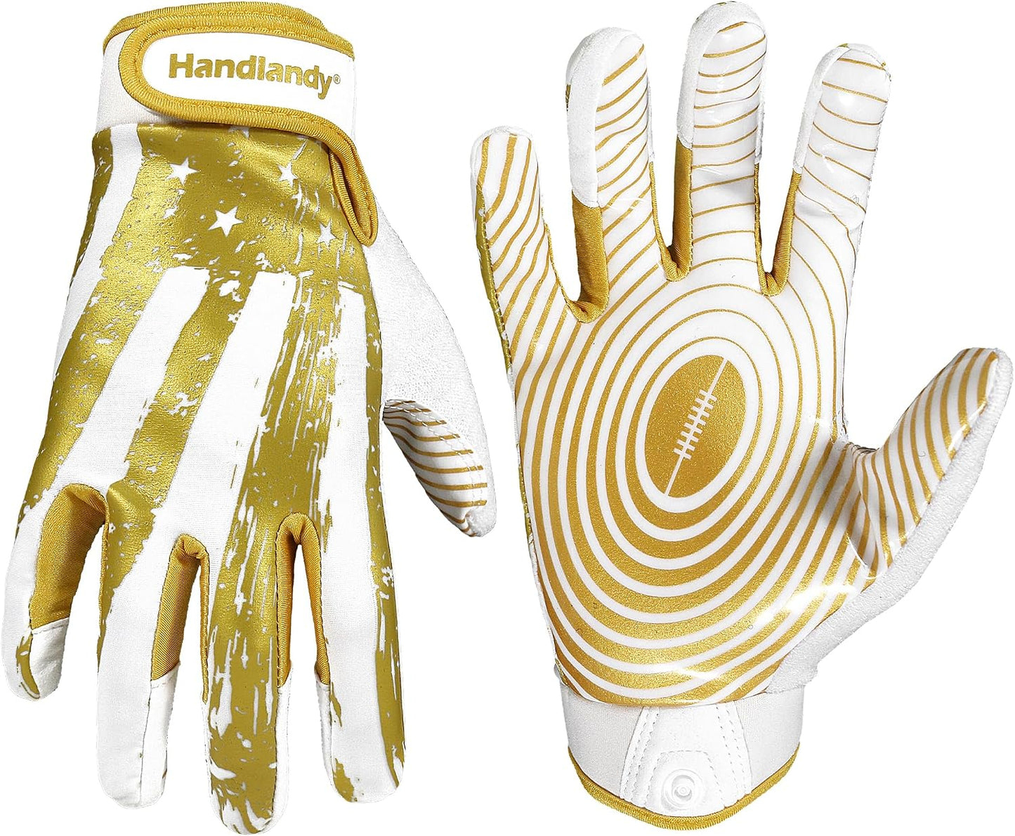 Youth Football Gloves for Boys Girls, Sticky Wide Receiver Gloves for Kids, Junior Flag Football Gloves