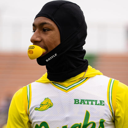 Sports Performance Mask | Moisture-wicking AirTek fabric, Keeps you cool and dry, Tight fit for helmet on and off, Short neckline hugs closely
