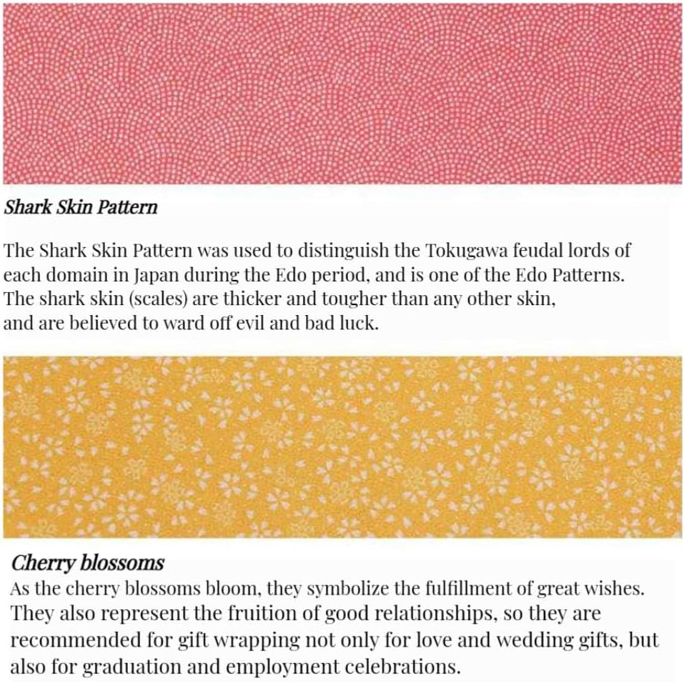 Furoshiki Japanese Wrapping Cloth Eco Gift Wrap Paper Reversible Cherry blossoms Eco-bag Christmas birthday Bento Lunch Box Wine Bottle Box Kimono Cover (Red and Yellow, 27.6 x 27.6 inches)