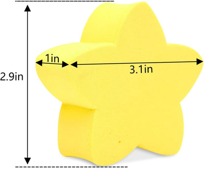 Yellow Star Car Antenna Topper - Easy to Find Car in The Parking Lot - Antenna Ball Auto Exterior Decor Accessories (Star)