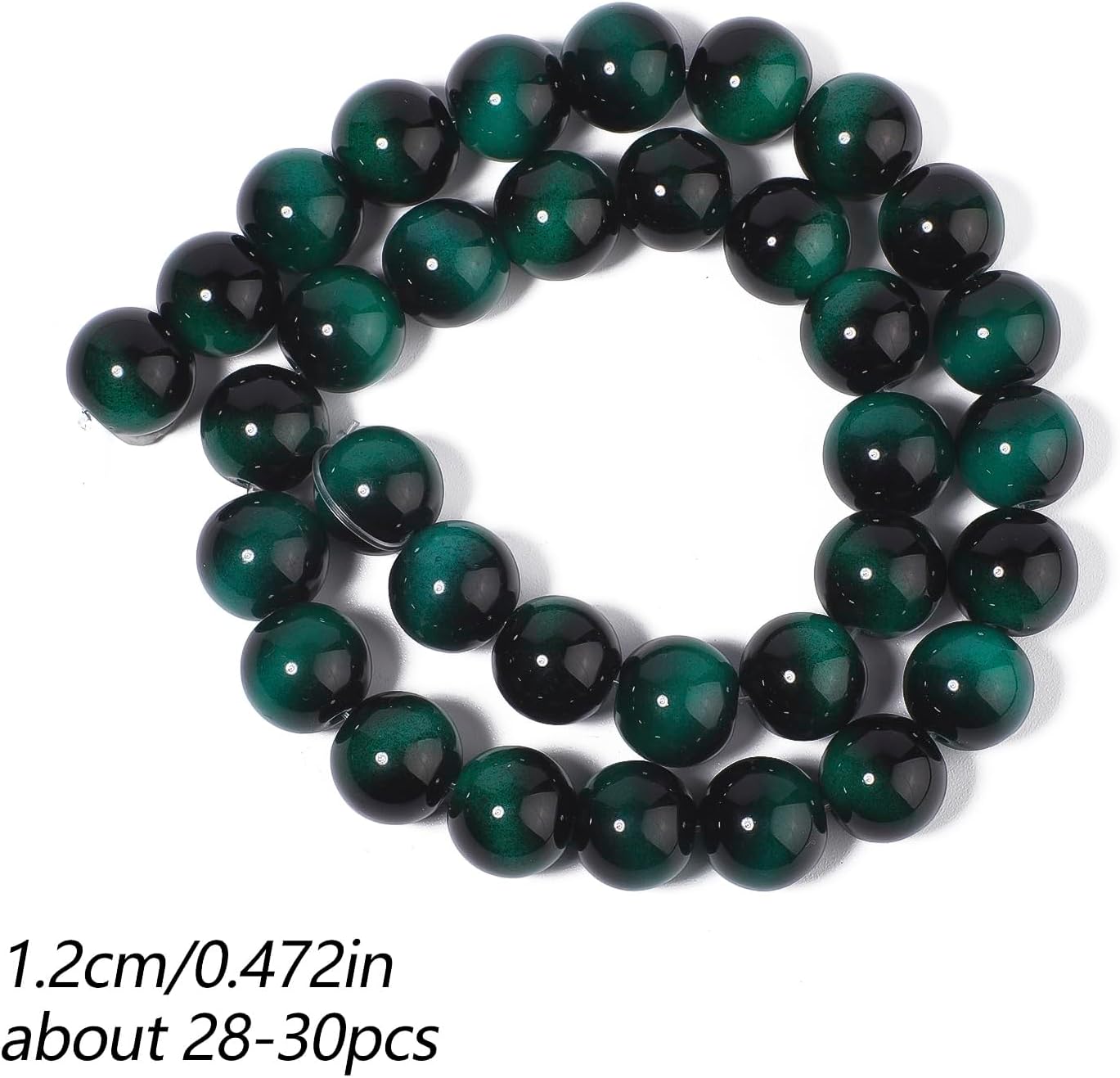 38PCS 10mm Yellow Tiger Eye Gemstone Beads for Jewelry Making, Round Smooth Glass Beads for DIY Bracelet Necklace Earring Keychain, Arts and Crafts, for Christmas Wedding Birthday
