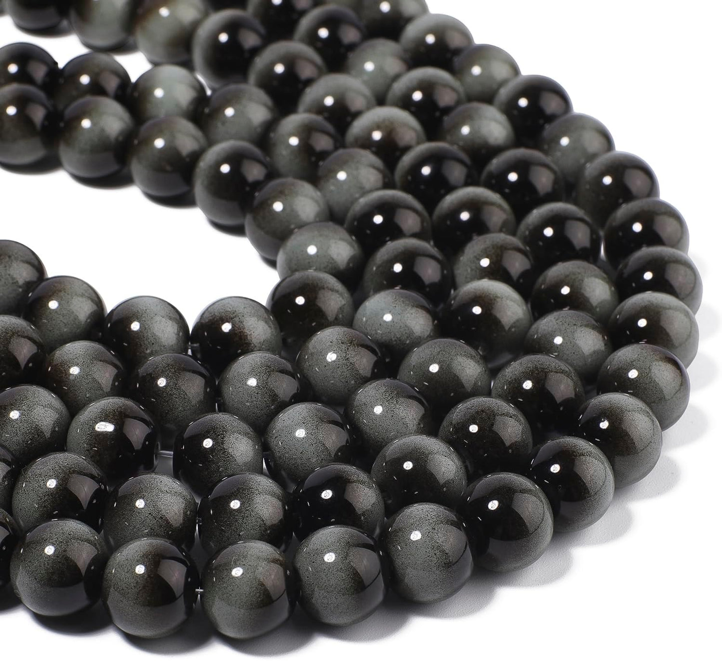 38PCS 10mm Yellow Tiger Eye Gemstone Beads for Jewelry Making, Round Smooth Glass Beads for DIY Bracelet Necklace Earring Keychain, Arts and Crafts, for Christmas Wedding Birthday