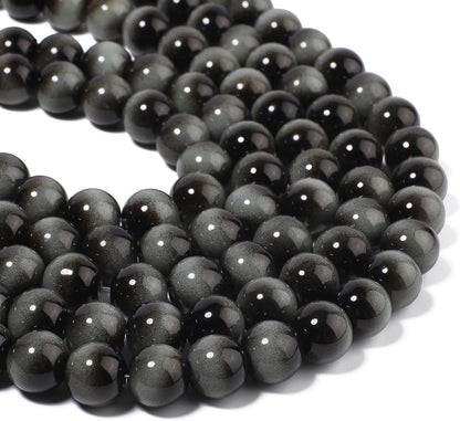 38PCS 10mm Yellow Tiger Eye Gemstone Beads for Jewelry Making, Round Smooth Glass Beads for DIY Bracelet Necklace Earring Keychain, Arts and Crafts, for Christmas Wedding Birthday