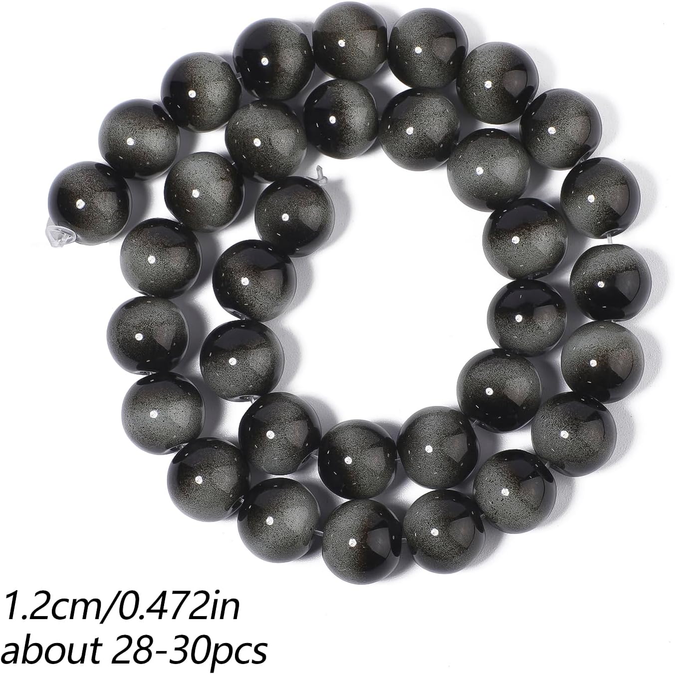 38PCS 10mm Yellow Tiger Eye Gemstone Beads for Jewelry Making, Round Smooth Glass Beads for DIY Bracelet Necklace Earring Keychain, Arts and Crafts, for Christmas Wedding Birthday