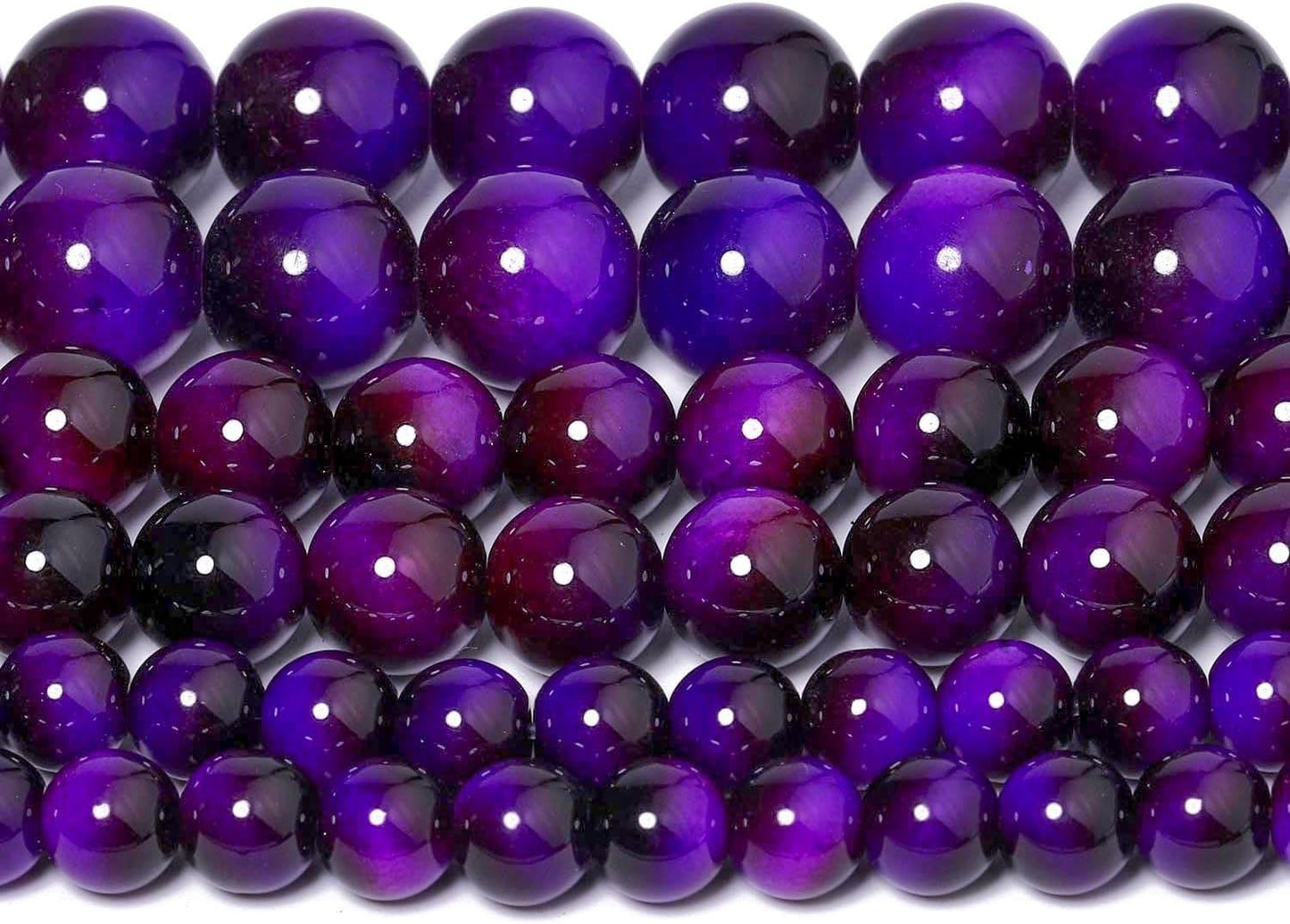 38PCS 10mm Yellow Tiger Eye Gemstone Beads for Jewelry Making, Round Smooth Glass Beads for DIY Bracelet Necklace Earring Keychain, Arts and Crafts, for Christmas Wedding Birthday