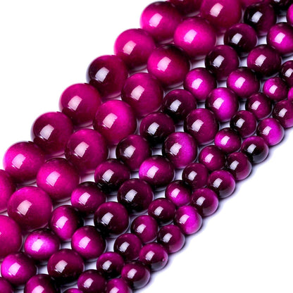 38PCS 10mm Yellow Tiger Eye Gemstone Beads for Jewelry Making, Round Smooth Glass Beads for DIY Bracelet Necklace Earring Keychain, Arts and Crafts, for Christmas Wedding Birthday