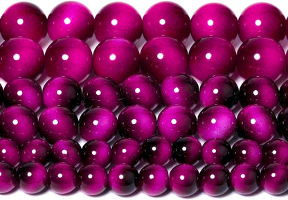 38PCS 10mm Yellow Tiger Eye Gemstone Beads for Jewelry Making, Round Smooth Glass Beads for DIY Bracelet Necklace Earring Keychain, Arts and Crafts, for Christmas Wedding Birthday