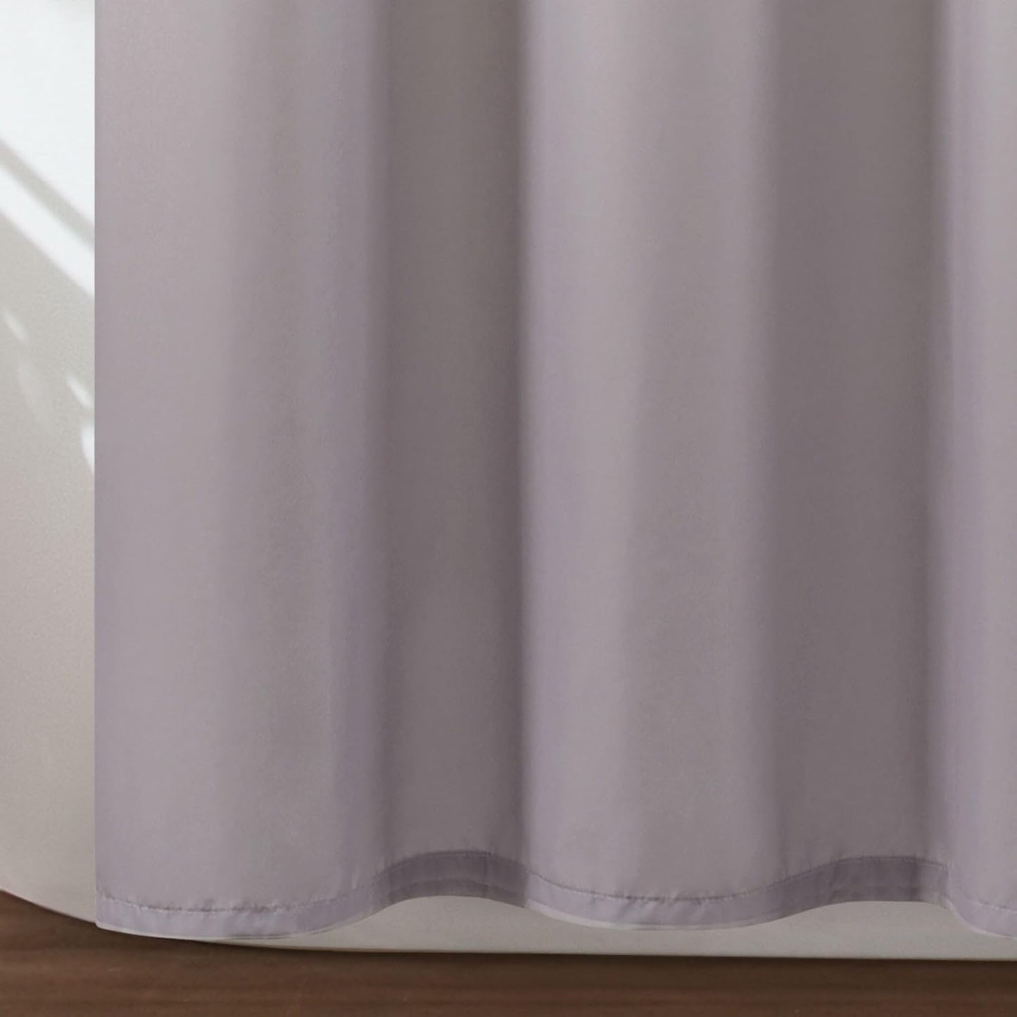 Umbre Fiesta Shower Curtain Single 72" W x 72" L Yellow & Gray - Yellow Shower Curtains for Bathroom - Bathroom Curtain - Ombre Curtains