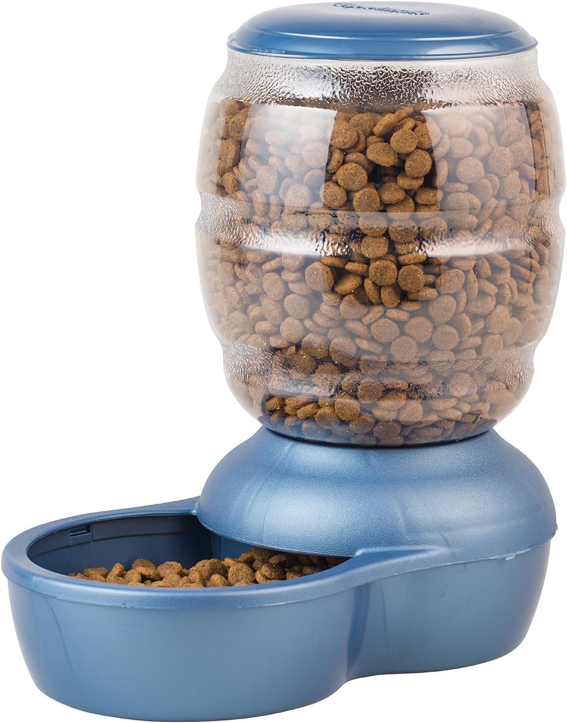 Replendish Gravity Feeder W/Microban, Pearl Peacock Blue, 2 LB, Made in USA