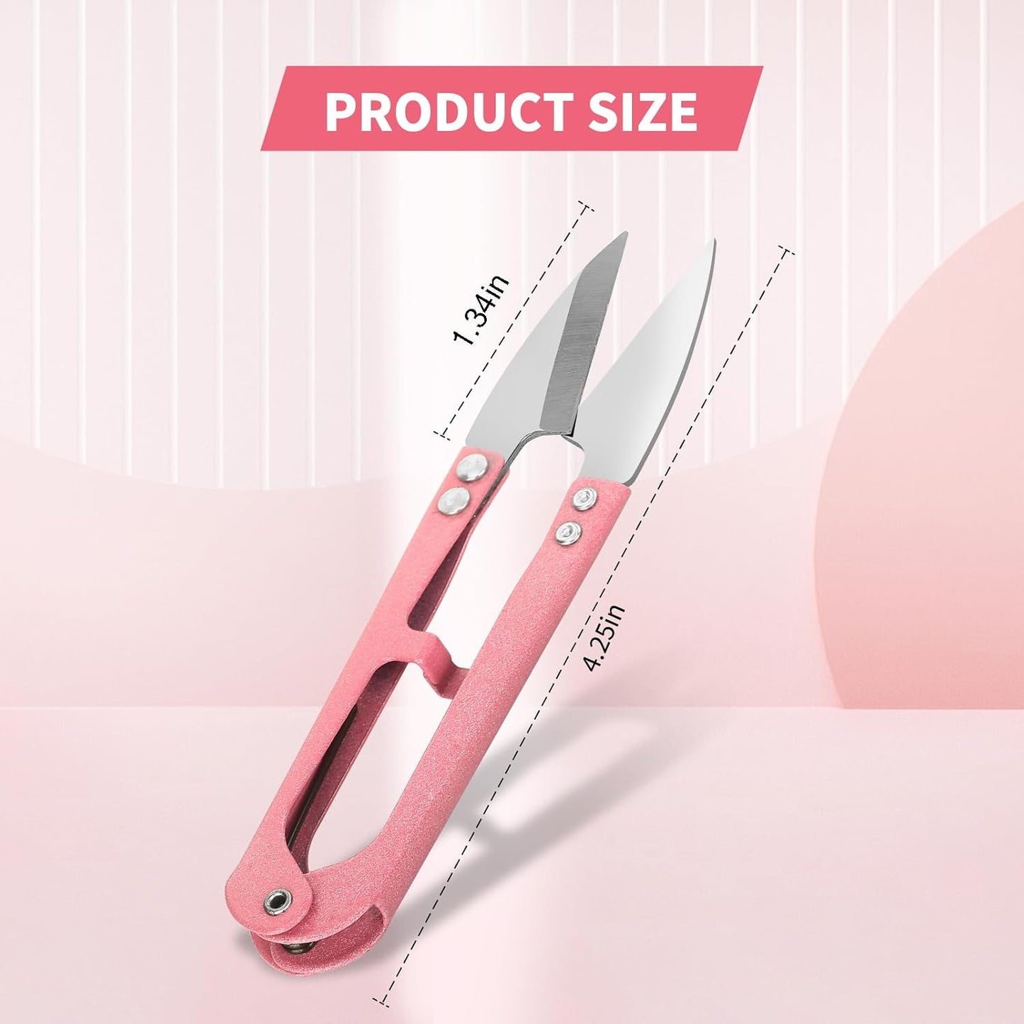 3PCS Thread Snips, High-Carbon Steel Thread Cutter | 4.25inch Yarn Scissors for Sewing, Quilting, Knitting, DIY, Jewelry Making, Bonsai Bud and Leaves Pruning.