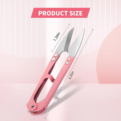 3PCS Thread Snips, High-Carbon Steel Thread Cutter | 4.25inch Yarn Scissors for Sewing, Quilting, Knitting, DIY, Jewelry Making, Bonsai Bud and Leaves Pruning.