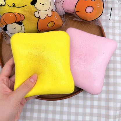 Bread Butter Squishy,Slow Rising Squishy,Stress Balls，Fidget Toy | Party Favor Gift squeeze toy Stress Relief back to school cheese squishy