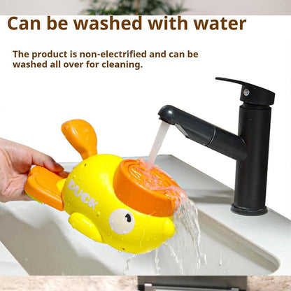 Duck Cat Treat Dispenser, Little Yellow Duck Cat Feeder Toy, Interactive Dog Treat Dispenser Toy, Pet Puzzle Slow Feeder for Healthier Eating, Mental Stimulation & IQ Training (Yellow)
