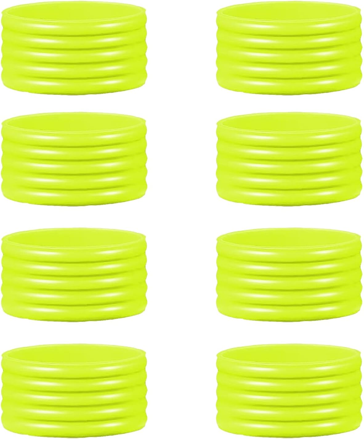 15 Colors Available Good Elasticity 8-45 Pcs Tennis Racket/Pickleball Paddles/Squash Silicone Ring Racket Grip Bands Rubber Ring,Grip Finishing Ring/Racquet Grips Overgrip