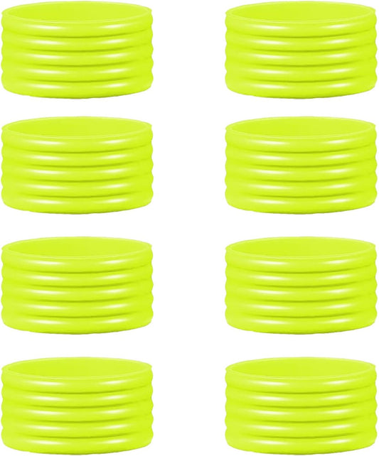 15 Colors Available Good Elasticity 8-45 Pcs Tennis Racket/Pickleball Paddles/Squash Silicone Ring Racket Grip Bands Rubber Ring,Grip Finishing Ring/Racquet Grips Overgrip