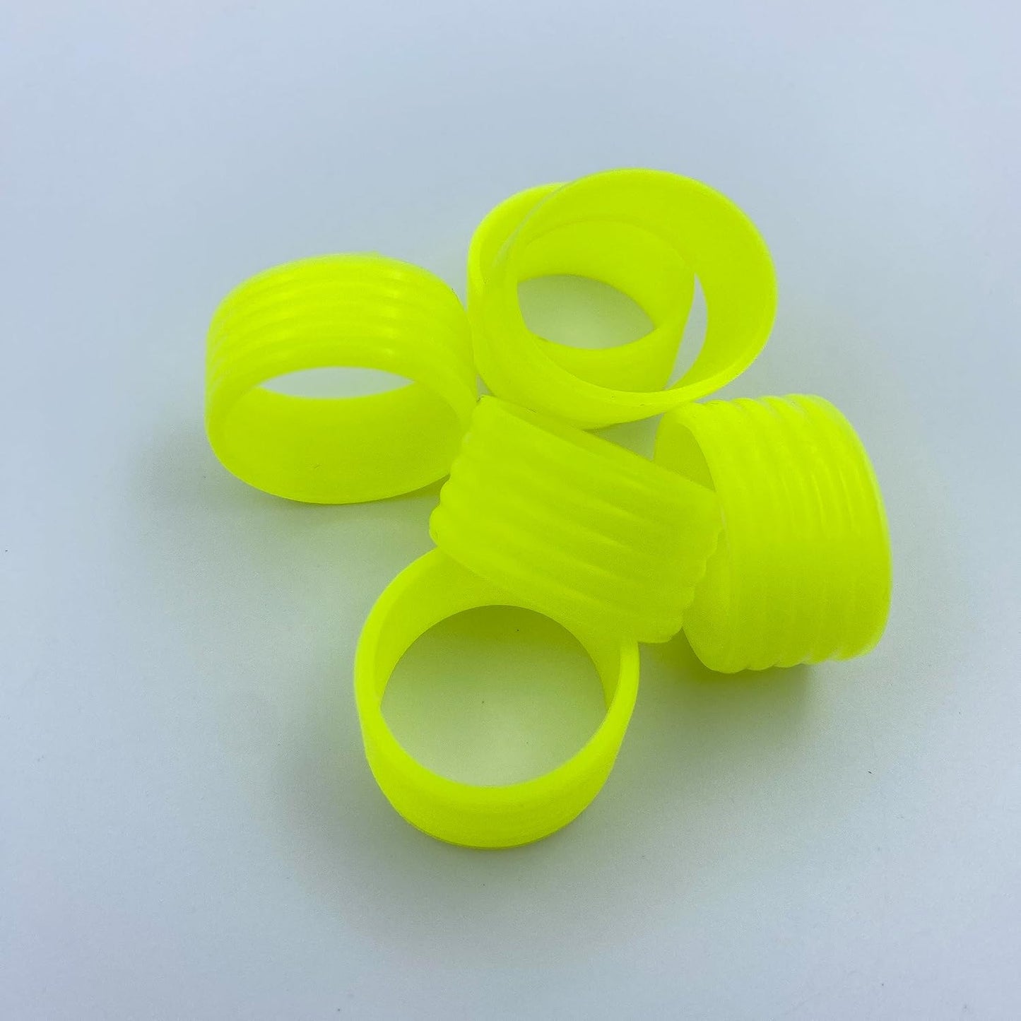 15 Colors Available Good Elasticity 8-45 Pcs Tennis Racket/Pickleball Paddles/Squash Silicone Ring Racket Grip Bands Rubber Ring,Grip Finishing Ring/Racquet Grips Overgrip