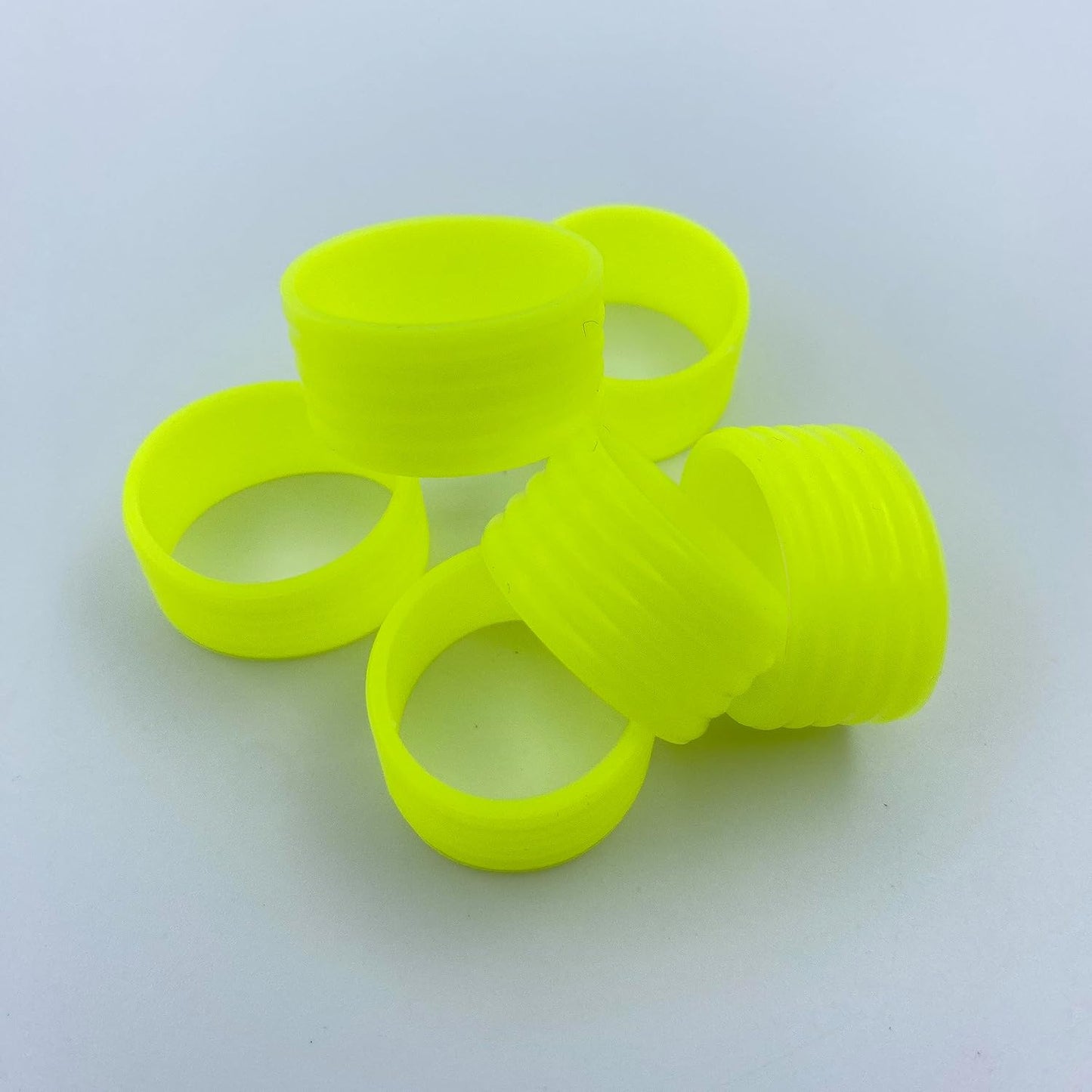 15 Colors Available Good Elasticity 8-45 Pcs Tennis Racket/Pickleball Paddles/Squash Silicone Ring Racket Grip Bands Rubber Ring,Grip Finishing Ring/Racquet Grips Overgrip