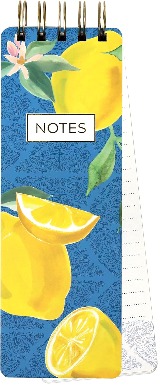 Journal and Stationery Set (Journal, List Pads, Pocket Notepad and Large Notepad) Lemon Collection
