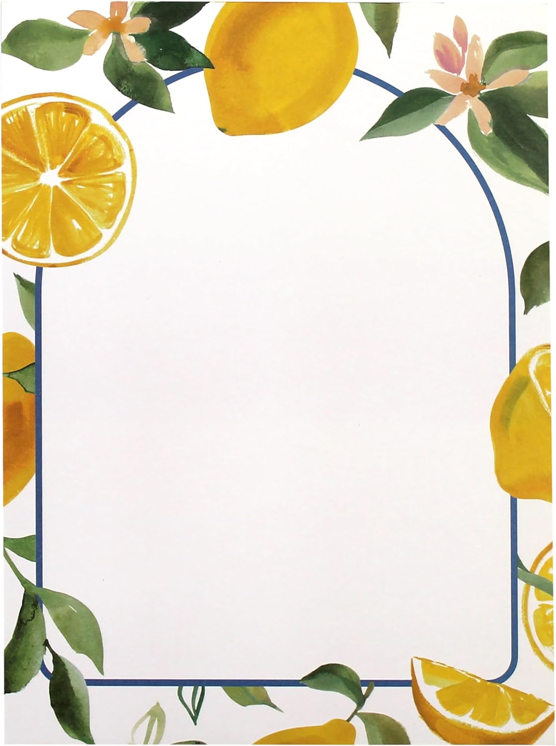 Journal and Stationery Set (Journal, List Pads, Pocket Notepad and Large Notepad) Lemon Collection