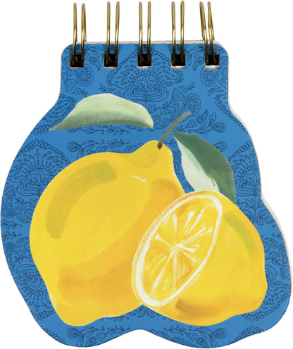 Journal and Stationery Set (Journal, List Pads, Pocket Notepad and Large Notepad) Lemon Collection