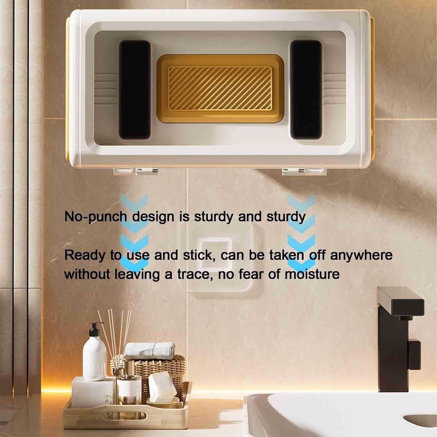 All-Inclusive Shower Phone Case Waterproof 360° Rotation Shower Phone Holder Extendable Adjustable for Pools Sensitive Screen for Tabletop(Beige-Yellow)