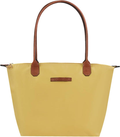 Waterproof Nylon Tote bag for Women Lightweight Designer Handbag with Zipper Stylish and Durable Purse