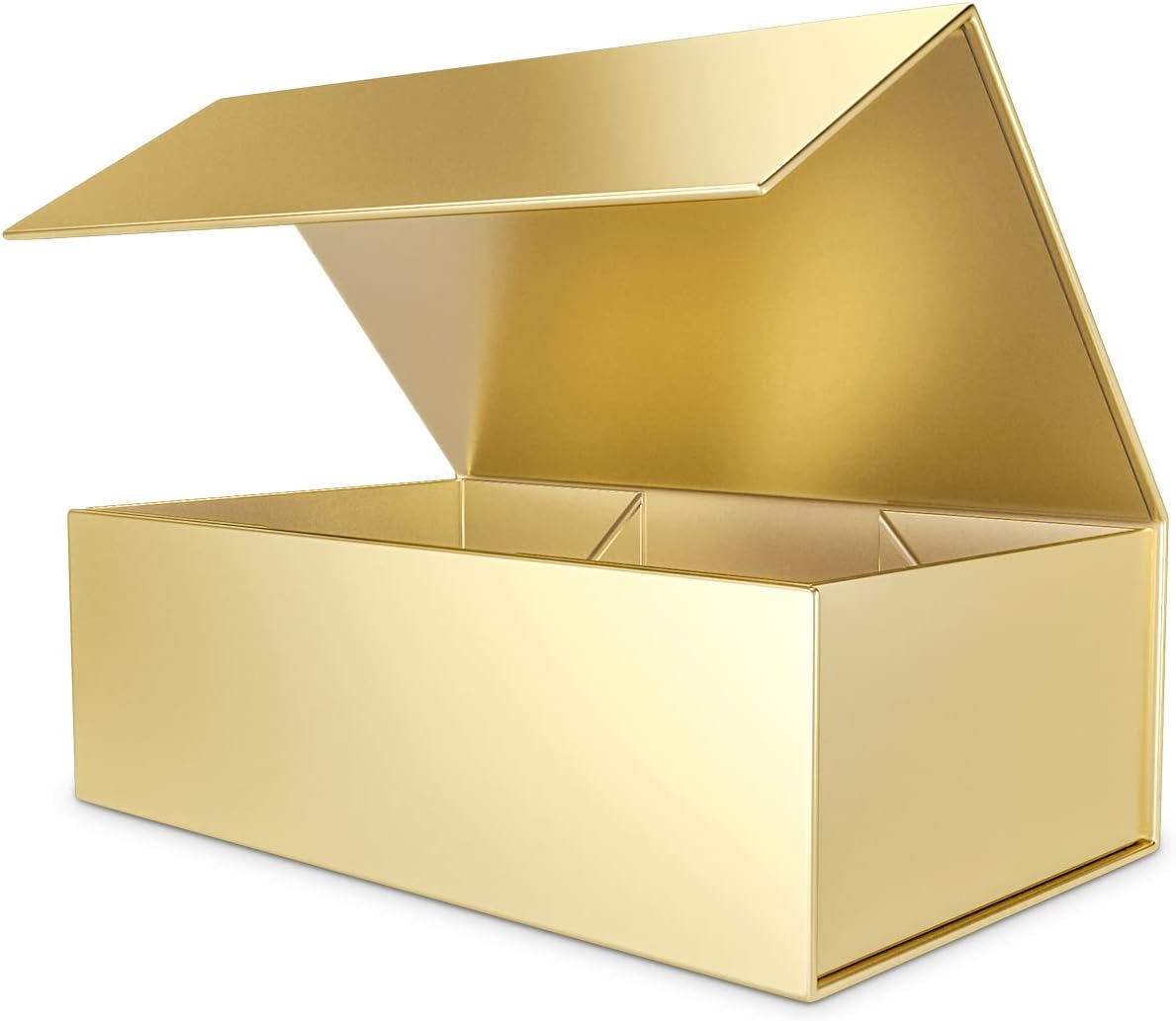 Gift Boxe Gold with Magnetic Closure Lid 12" X 6" X 4" Gift Boxes for Presents,Luxury for Gift Packaging, Bridesmaid Gifts Box, Magnetic Gift Box for Gifts, Cute Box,Birthday Gift box
