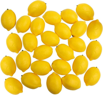 10 Pcs Artificial Mini Lemon Decor Fake Fruit Home Party Festival Decoration Props,Artificial Lemons Simulation Lifelike Small Lemons Fake Fruit for Home Kitchen Wedding Party Decoration Photography