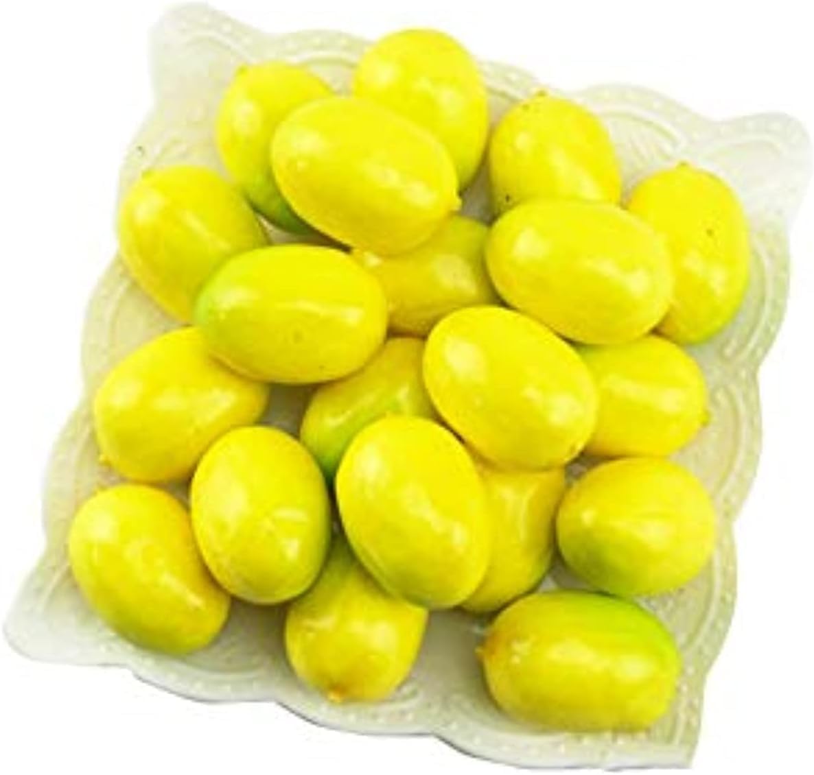 10 Pcs Artificial Mini Lemon Decor Fake Fruit Home Party Festival Decoration Props,Artificial Lemons Simulation Lifelike Small Lemons Fake Fruit for Home Kitchen Wedding Party Decoration Photography
