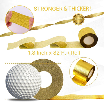 Light Yellow Pale Pastel Yellow Crepe Paper Streamers 4pcs 328 FT | Birthday Graduation Engagement Baby Shower Summer Sunflower Little Cutie Wedding Bridal Shower Party Decorations - Colors A