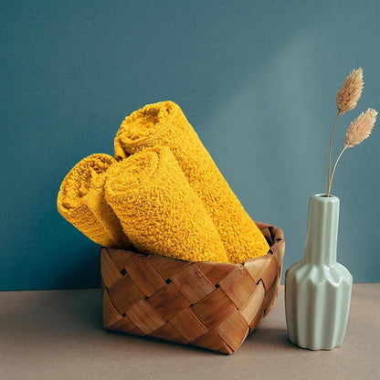 Bar Mop Kitchen Towels - Pack of 12 (16" x19”) Ring Spun Cotton - Dish Cloths for Superb Cleaning and Less Lint - Highly Absorbent Dish Towels for Everyday use (Yellow)