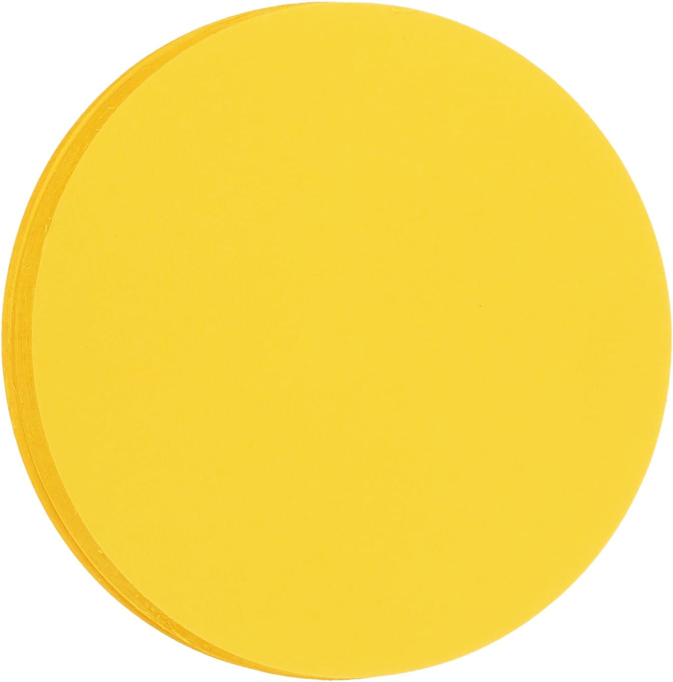 60 PCS Golden Yellow Circle Cutouts Paper, 6 Inch Round Cutouts 200gsm/75lb Circle Cardstock for DIY Crafts Classroom Bulletin Board Decoration