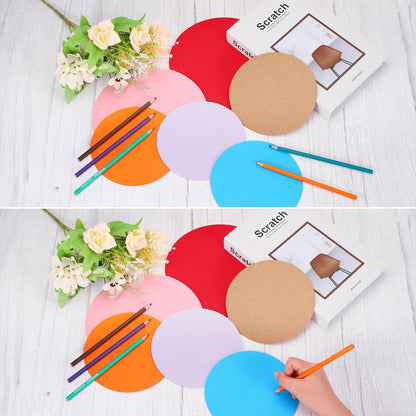 60 PCS Golden Yellow Circle Cutouts Paper, 6 Inch Round Cutouts 200gsm/75lb Circle Cardstock for DIY Crafts Classroom Bulletin Board Decoration