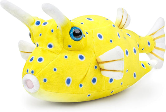 Spiny Boxfish Plush Toy - Lifelike Spiny Boxfish Stuffed Animals Toys, Super Soft Sea Creatures Model Plush Toy Gift Collection for Kids