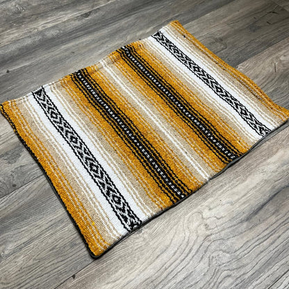 Bedding for Small Animals - Sleeping Bed for Cats or Small Dogs - Puppy Mat Blanket (Tan/Yellow)