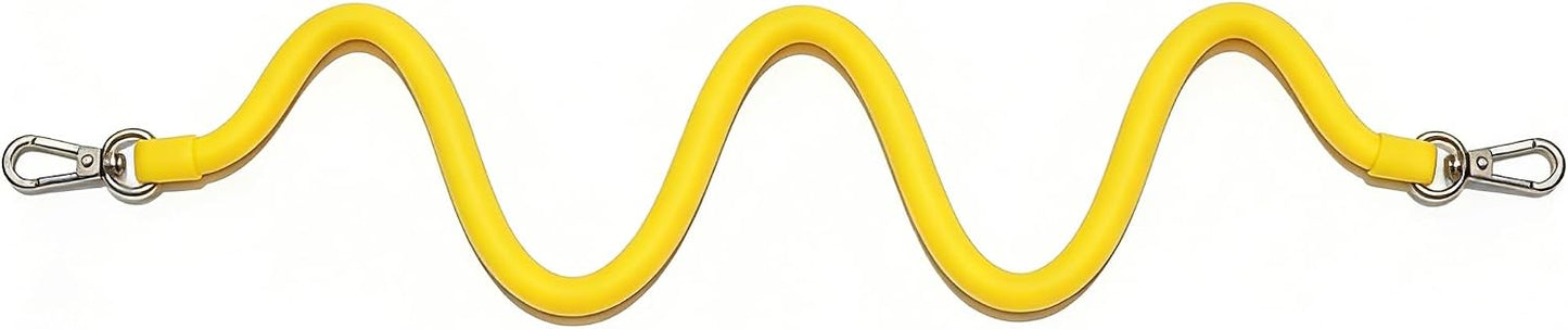 Resistance Bands Set with Handles, Exercise Bands for Working Out, Home Gym Workout Bands, Fitness Equipment for Men & Women Strength Training - Daffodil Yellow