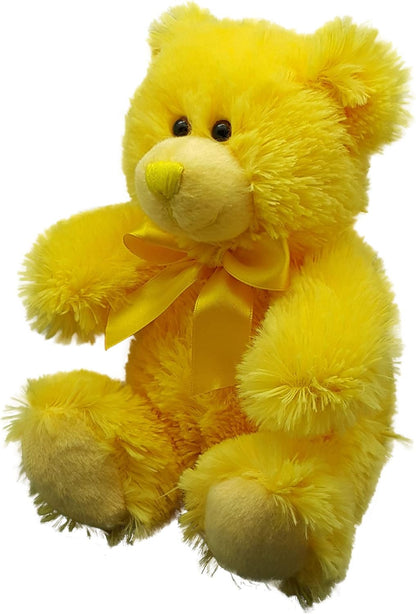 8" Yellow Teddy Bear – Soft Plush Yellow Bear, Small Bear, Perfect for Kids, Birthdays, Holidays, and More!
