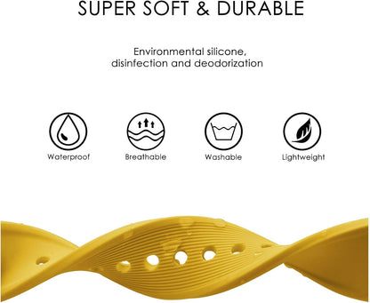 Sport Silicone Watch Band 18mm 20mm 22mm 24mm, Quick Release Rubber Replacement Band for Men Women Bracelet
