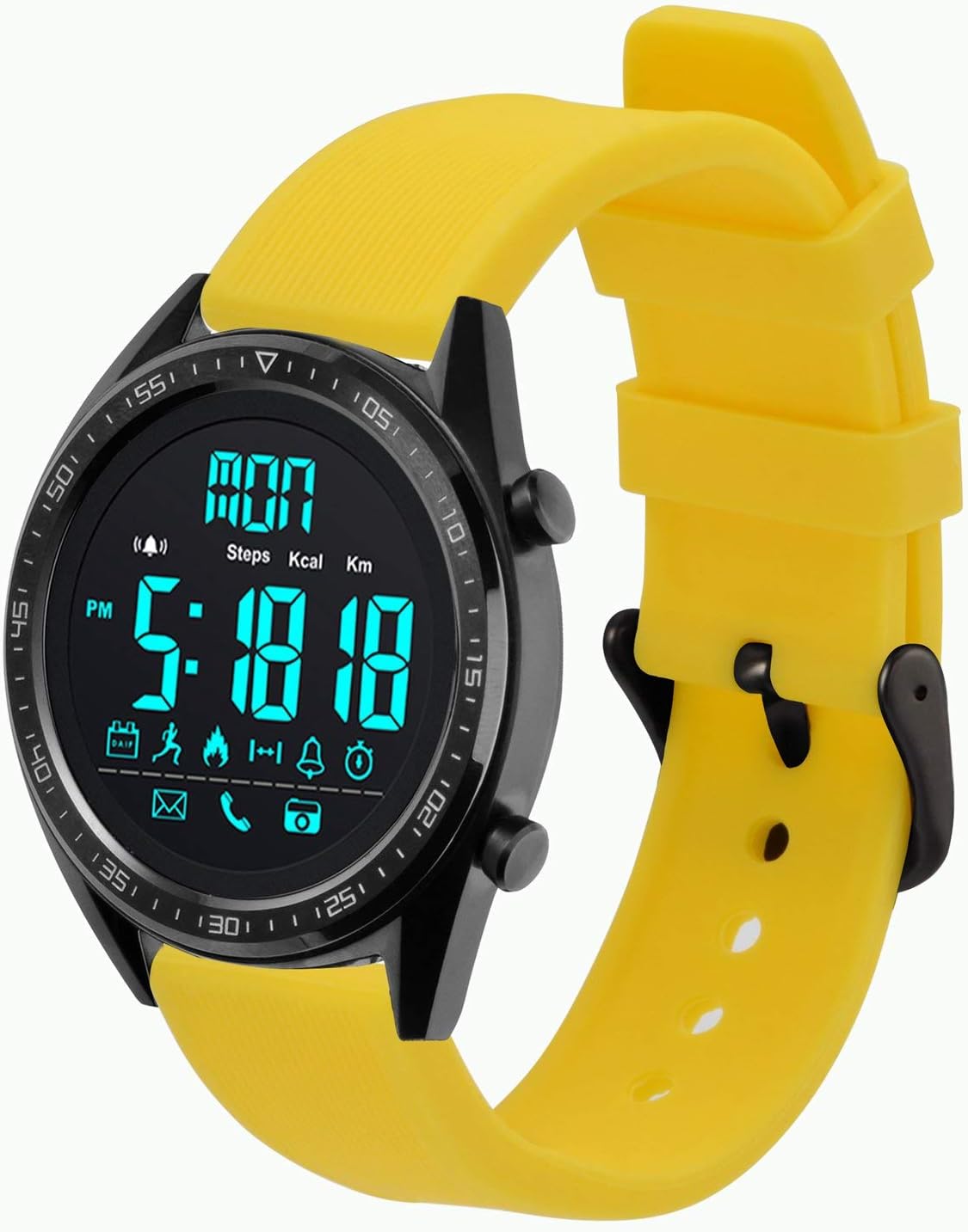 Sport Silicone Watch Band 18mm 20mm 22mm 24mm, Quick Release Rubber Replacement Band for Men Women Bracelet