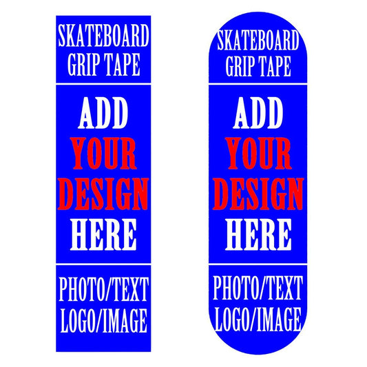 Custom Skateboard Grip Tape Add Your Own Design 9x33 Inch Personalized Skateboard Sticker with Photo Text Image Logo Customized Longboard Stickers Gifts for Friends, Yellow