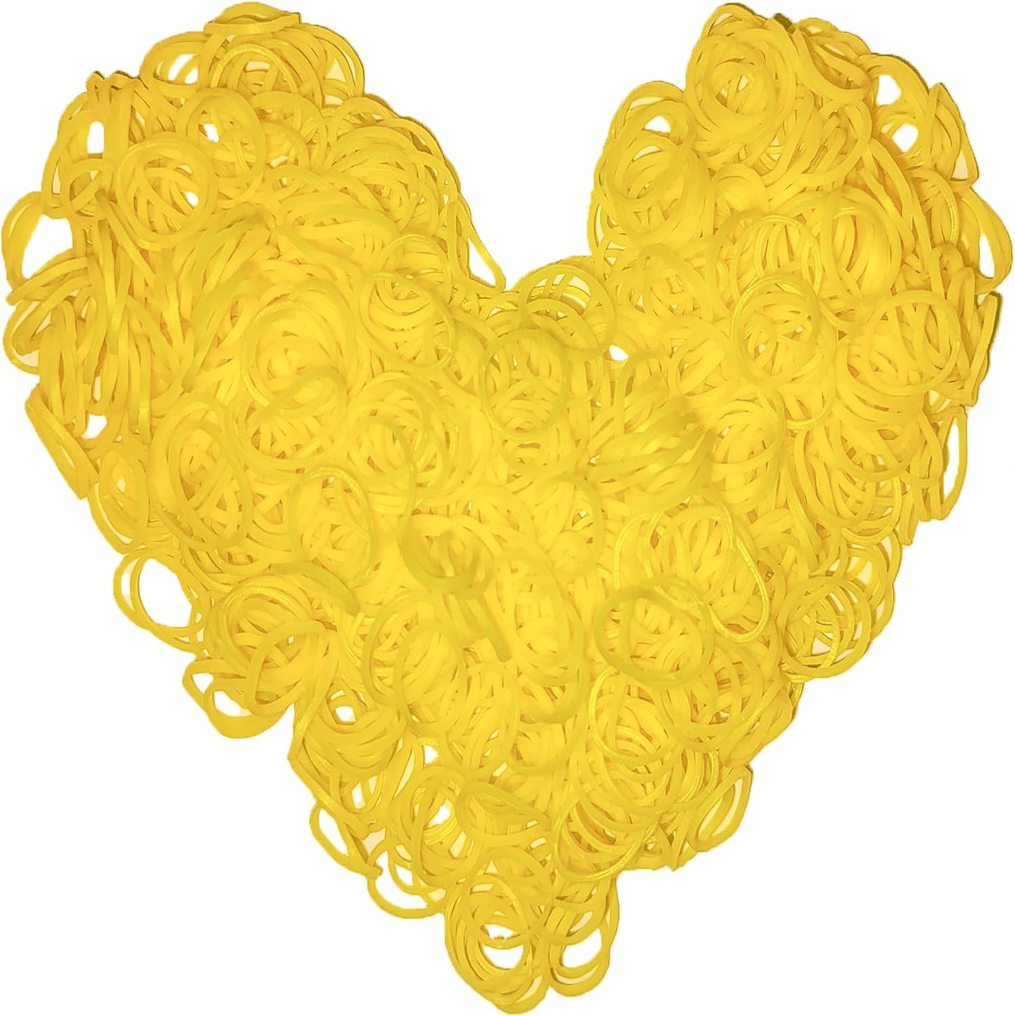 Loom Rubber Band Refill, Yellow 900 Pcs.