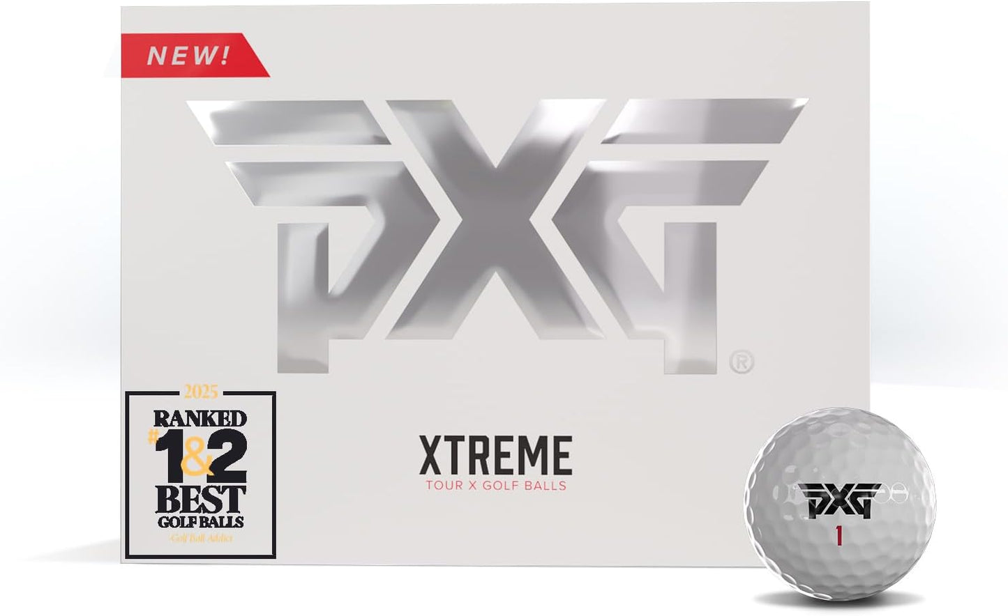 Golf Xtreme Tour Golf Balls for Men, 12 Pack, 4 Sleeves
