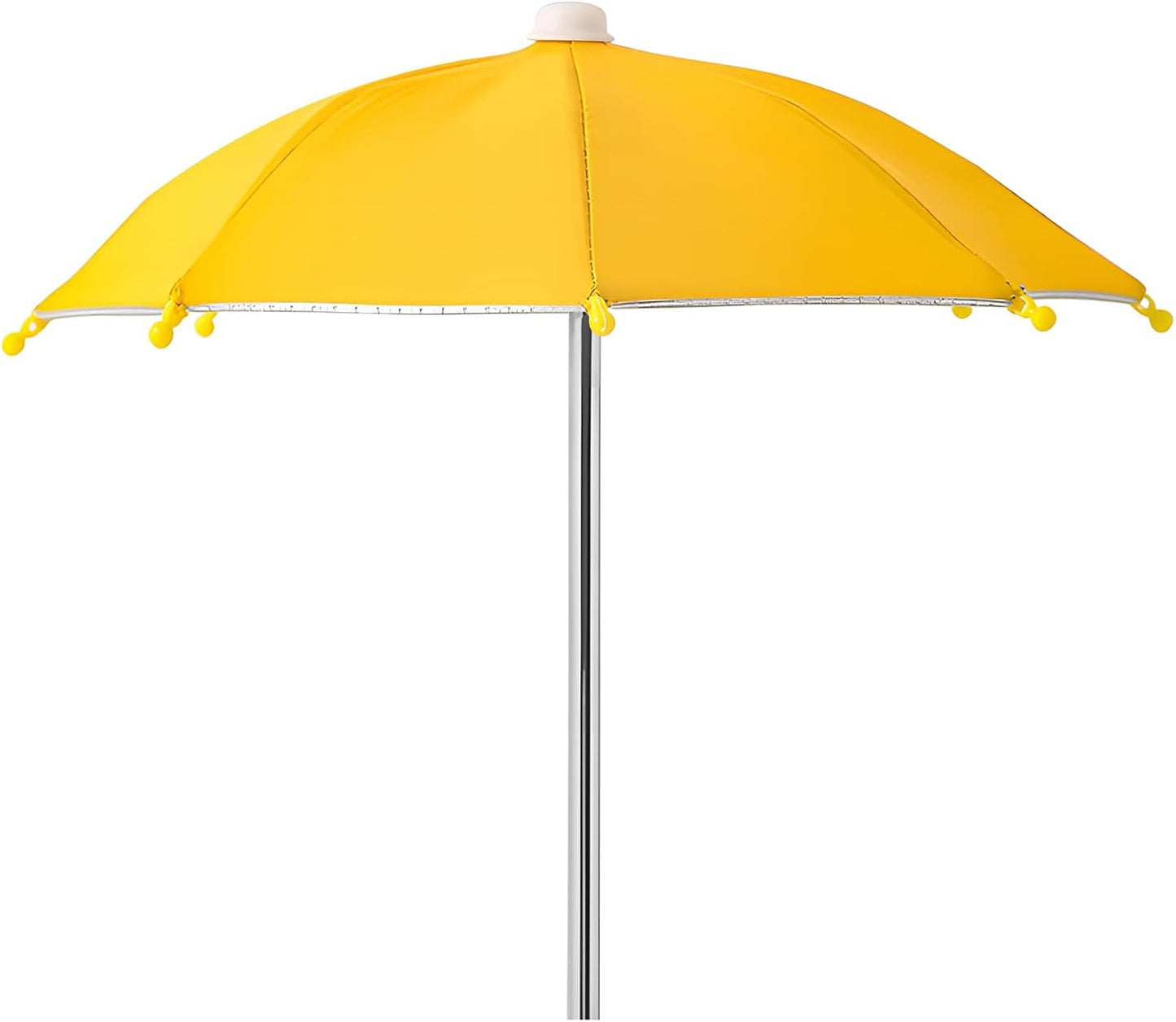 Squirrel Picnic Table Feeder Replacement Mini Umbrella for Outside (Yellow)
