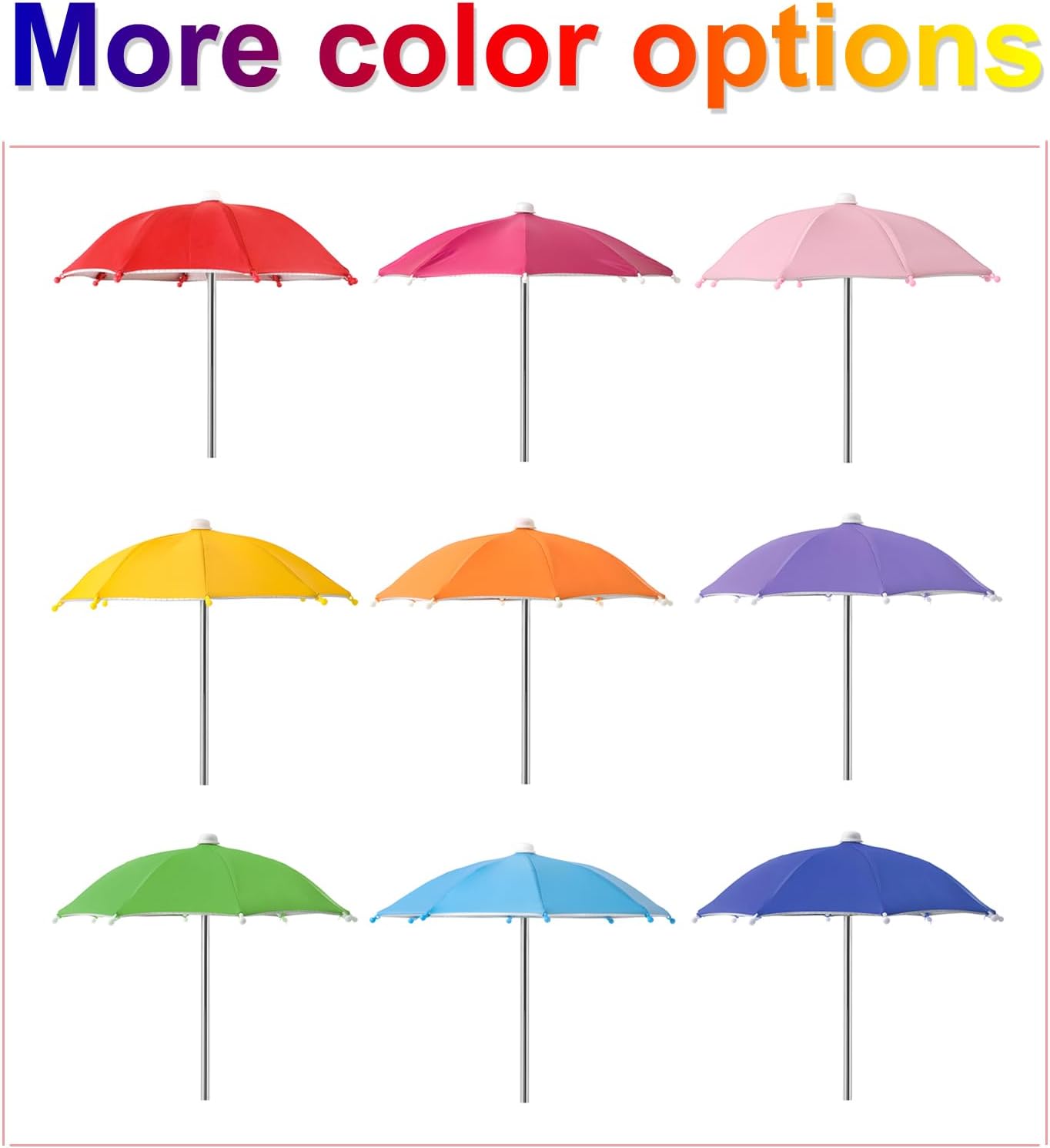 Squirrel Picnic Table Feeder Replacement Mini Umbrella for Outside (Yellow)