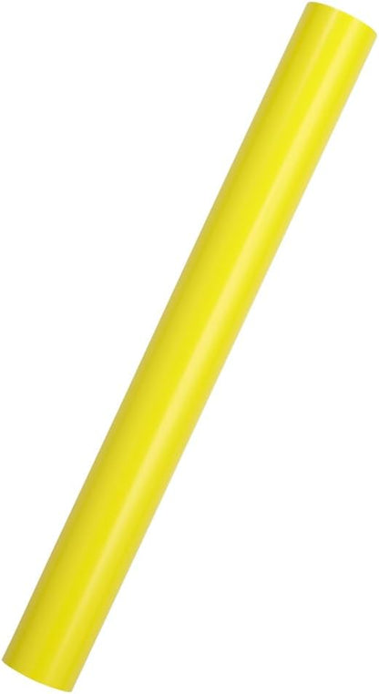 Gift Wrap - Glossy Wrapping Paper - 26.3 Sq Ft (17 in x 18 Ft) - Glossy Yellow - Roll Sold Individually