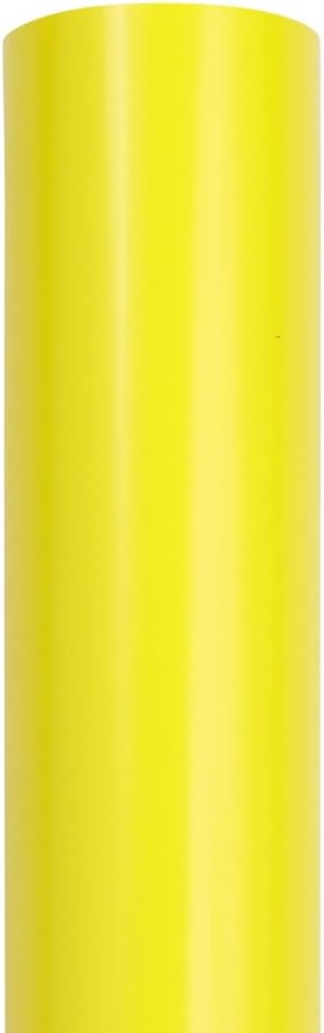 Gift Wrap - Glossy Wrapping Paper - 26.3 Sq Ft (17 in x 18 Ft) - Glossy Yellow - Roll Sold Individually
